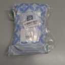 DriftAway Christopher Peacock Floral Pattern Thermal Insulated Blackout Window Curtain Valance Rod Pocket 2 Layers 52 Inch by 18 Inch Plus 2 Inch Header Teal