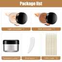 Tattoo Cover Up Concealer 2 Colors Waterproof Full Coverage Foundation for Tattoos, Scars & Imperfections Long-Lasting, Sweat Resistant & Lightweight for All Skin Tones Complete Mixing Kit