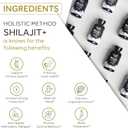 2 x Pure Himalayan Shilajit for Men and Women - 120 Shilajit Resin Capsules with Sea Moss, Ashwagandha, Rhodiola and Ginko Biloba - Promotes Energy Boost & Immune Support (120 Count)