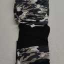OLMRJKD Boys Summer/Fall Outfits Short Sleeve T Shirt and Camouflage Pants Color Block Clothing Sets (7-8T)