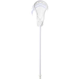 Signature Starter Stick - 28" or 19.5" - The Best Starter Stick for Kids - Pro Strung Pocket, Lightweight Plastic Shaft, Play Ready Lacrosse Stick, for Entry Level First Time Player, White