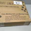 Ruff Liners Medium Back Seat Extender for Dogs, Black  As Seen on Shark Tank  Hard Bottom Platform for Cars, SUVs & Mid-Size Trucks, 400lb Support, Waterproof  Rigid Back Seat Cover for Dogs