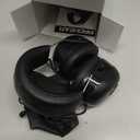 PROHEAR 037 Bluetooth 6.0 Hearing Protection Headphones with Rechargeable 1500mAh Battery, 30dB SNR Safety Noise Reduction Ear Muffs 120H Playtime for Mowing, Workshops, Snowblowing - Black