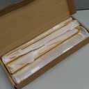 Pants Hangers Space Saving,Closet Hangers 5 Layers 2 Uses Multi Functional Pants Rack,Metal Heavy Duty Wardrobe Organizer Racks for Clothes Trousers Scarves Ties (2Pack Gold)