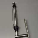 VAEHOLD Self Adhesive Paper Towel Holder Under Cabinet Mount, Wall Mounted Paper Towel Roll Holder with Damping Effect for Kitchen, Bathroom, Wall - SUS304 Stainless Steel (Brushed Silver)