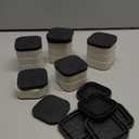 Ecally Furniture Risers Adjustable Bed Risers Desk Leg Risers 1.38" Stackable Heavy Duty Bed Lifts Risers Square Bed Raising Blocks for Mattress Table Leg Desk Chair Couch Sofa Dorm (White,32 Pack)