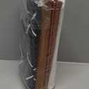 Tosewever Boho Geometric Throw Pillow Covers 18 x 18 Set of 4, Modern Stripe Farmhouse Decorative Faux Leather Cotton Pillowcase for Bedroom Living Room Couch Bed Sofa Home (Black/White, 18" x 18")