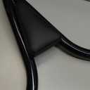 HDBUBALUS Motorcycle Backrest Sissy Bar Detachable Passenger Assembled Backrest Compatible with Harley Touring Road King Road Glide Street Glide Electra Glide Road King 2009-2025 (16 inch, Black)