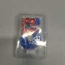 Red and Blue with Silver Spider Web Birthday Candles, Spider Cartoon Theme Happy Candle Cake Decoration Suitable for Boys and Girls Children's Party Supplies (5)