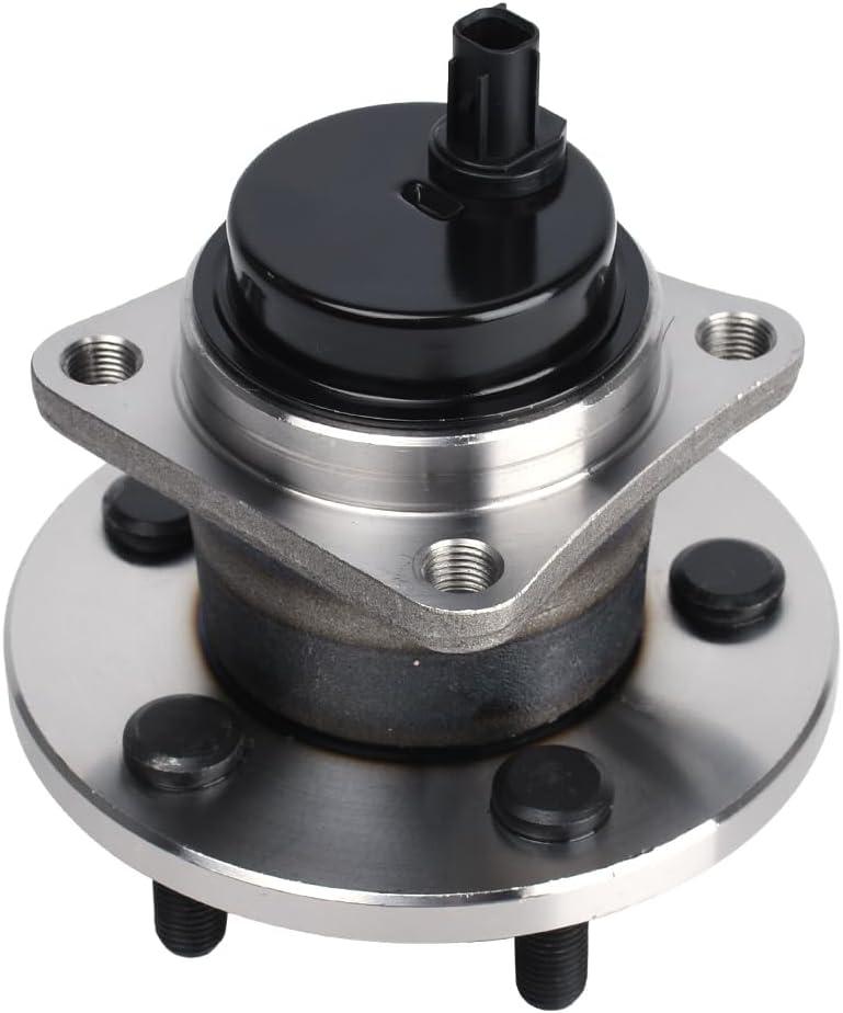 Autoround 512403 Rear Wheel Hub & Bearing Assembly fit for Toyota Corolla 2009-2019/Matrix 09-14, Pontiac Vibe 2009-10,1.8L L4 5 Lugs w/ABS