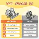 VNDUEEY 20 Pack Fridge Magnets Refrigerator Magnets, Strong Magnetic Clips Heavy Duty, Magnet Clips for Whiteboard, Magnets for Fridge Locker Office Accessories (Silver)