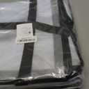 6 Pack Clear Blanket Storage Bags, 90L Plastic Comforter Clothes Storage Bags Underded Moving Bags Closet Organizers and Storage Zippered Sturdy Handle for Bedding, Clothes, Linen, Toys, Quilt, Duvet