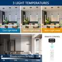 Mini Chandeliers Modern Crystal Pendant Lighting LED Dimmable Pendant Lights Kitchen Island Dining Room, Black 1 Light