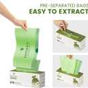 SUPERBIO 4 Gallon Compostable Drawstring Food Scrap Bags,15.1 Liter, 40 Count, 0.9 Mil,Heavy Duty Waste Bags, BPI, Seedling and OK compost INDUSTRIAL