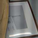 Upsimples 16x20 Picture Frame, Display Pictures 11x14 with Mat or 16 x 20 Without, Wall Hanging Poster Frame, Brown, 1 Pack