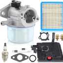 799868 Carburetor Fits 498170 497586 497314 698444 498254 497347 Models, 4-7 hp Engines with No Choke, Replacement Carburetor with Gasket and O-Ring 497410 499617 692648 693909 694202 790821 799872