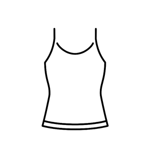 Suuksee Nevy Blue Tank Top for Ladies Size S