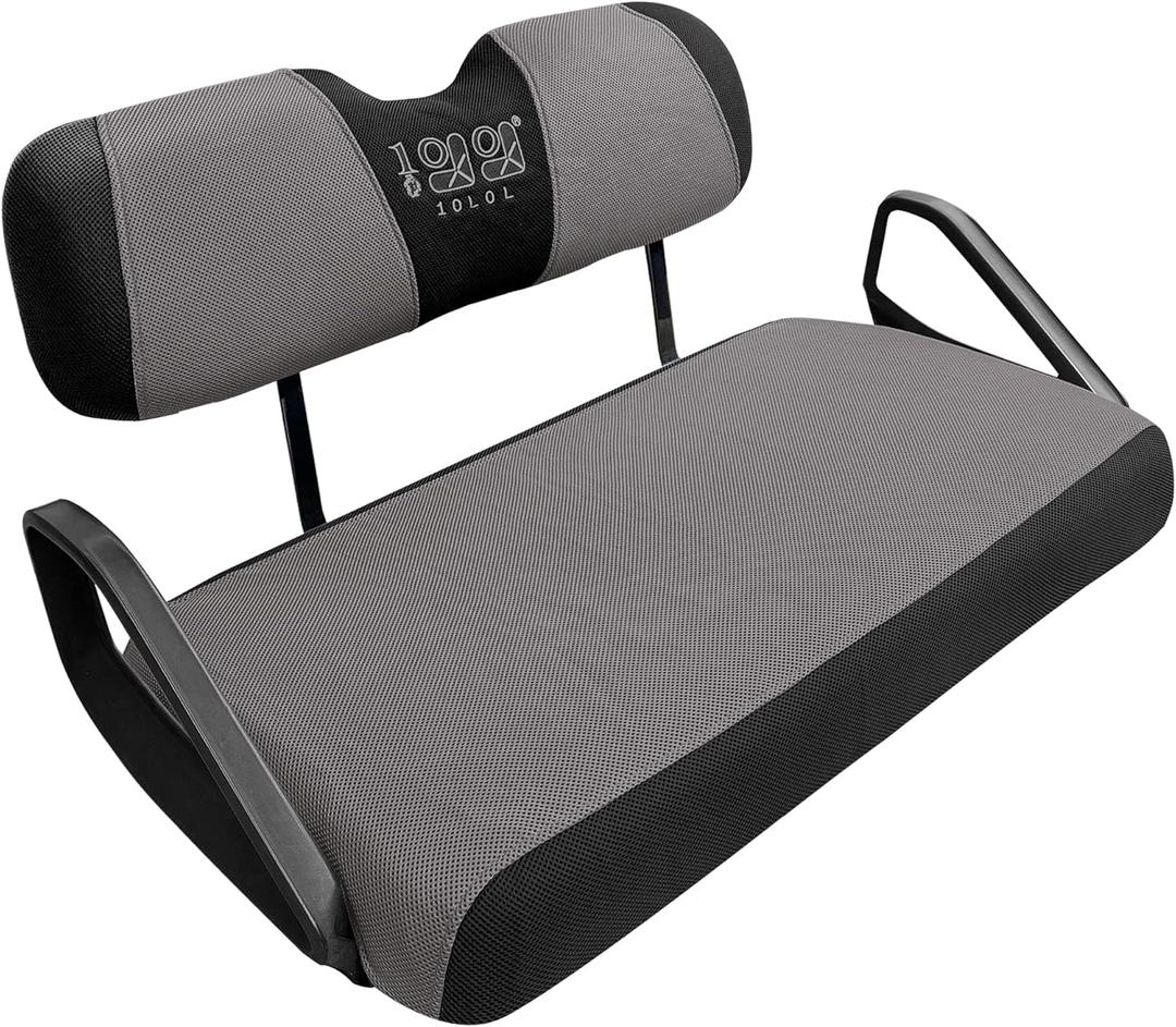10L0L Golf Cart Seat Covers fit for Golf Cart EZGO TXT RXV & Club Car DS Full Set for Front Seat
