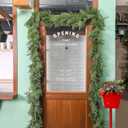 6 Pcs 6 ft Christmas Cedar Garland with LED Lights Realistic Artificial Faux Greenery Pine Garland for Christmas Winter Mantel Table Fireplace Outdoor Indoor Holiday Seasonal Decor