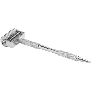 Brrnoo Stainless Steel Point Roller Pen, Ergonomic Design, Painless Acupuncture Tool, Multi Purpose Pain Relief, Facial and Body Massage, for Auricular Point