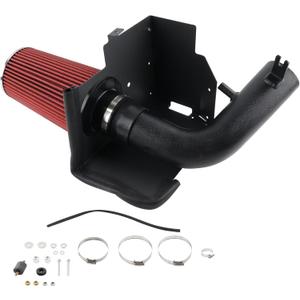 Cold Air Intake Kit,Cold Air Intake Piping Kit Compatible with 2007-2011 Jeep Wrangler JK | 3.8L- 10554