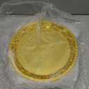 10 Pack Gold Plastic Serving Tray Bulk Lightweight Round Party Snack Serving Tray Reusable Decorative Food Appetizer Platter for Coffee Tea Dessert Fruit Wedding Party Buffet(10.6 Inch)