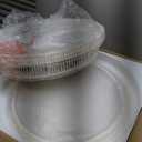 Rattan Light Fixtures Ceiling Mount, HWH 18'' 36W LED Boho Flush Mount Ceiling Light, White Woven Twine Ceiling Light Wicker Light Fixture Remote Control for Bedroom Schoolhouse, 5HYS78LF-LED WH