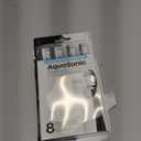 AquaSonic Genuine Duo PRO 8-Pack Replacement Brush Heads - Upgraded Proflex Brush Heads for Improved Plaque Removal - ADA Accepted - Genuine AquaSonic