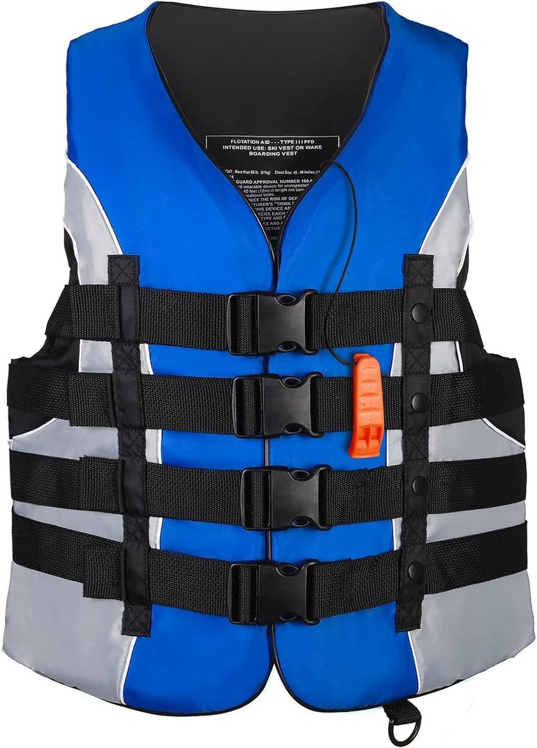 Leader Accessories Adult Universal USCG Approved Vest, XX-Large