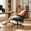 Bigzzia Ergonomic Office Chair with Lumbar Support - High Back Desk Chair, Oversized