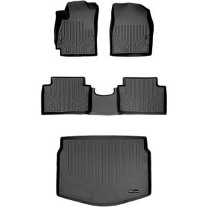 SMARTLINER Custom Fit Floor Mats 1st Row Liner Set Compatible with 2019-2022 Hyundai Veloster