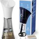 KAUGIC Upgraded Ear Wax Removal with One-Piece Waste Tank, Safe Cleaner with Water Temperature Sensor, Effective Ear Irrigation Kit, IPX7, FSA-HSA-Eligible, White