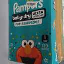 Pampers Diapers - Baby Dry - Size 3, 168 Count, Absorbent Disposable Infant Diaper