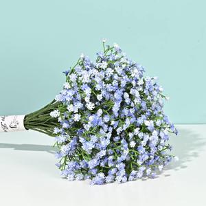 Yastouay Babys Breath Artificial Flowers, 6Pcs Fake White Babys Breath Flowers Artificial Bulk, Real Touch Faux Babies Breath Gypsophila Bouquet for Wedding Floral Arrangement Party Decor