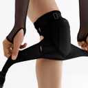 Queen Wear  Easy Way  Pole Dance Knee Pads  Perfect Woman Protection for Ballet Modern Dance and Indoor Sports (XS-S)