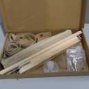 CATISM Cat Window Perch - Foldable Cat Hammock for Window, Soft Seat Machine Washable, Solid Wood Frame, 4 Suction Cups, Cats Window Hammock Load Weight Up to 40lbs