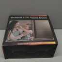 Umite Chef Mixing Bowls with Airtight Lids, 26Pcs Stainless Steel Bowls Set, 3 Grater Attachments & Black Non-Slip Bottoms Size 7, 4, 2.5, 2.0,1.5, 1QT, Great for Mixing & Serving