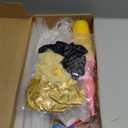 Black and Gold Party Decorations 4 Set Balloon Stand Table Centerpieces for Men's Women's Birthday Wedding Retirement Anniversary New Years Graduation Decorations 2026