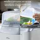 Bear Bottle Washer Pro, Baby Bottle Washer and Sterilizer and Dryer - All in One Machine for Bottles, Pump Parts & Baby Essentials with 90 Detergent Tablets - Effortless, Time-Saving