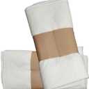 2 Pcs Organic Cotton Flannel for Castor Oil Pack Wrap, Reusable Castor Oil Compress for Stomach, Abdomen, Joints & Other Areas