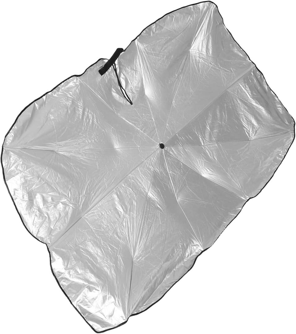 Car Windshield Sunshade Umbrella Foldable Insulation Protector for Cars Suvs and Trucks Fit Easy to Use Blocks Harmful Rays Sun- Materials