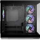 Thermaltake View 380 TG ARGB Black ATX Case; 4x120mm ARGB Fans Included; Supports Hidden-Connector Motherboard; Front & Side Dual Tempered Glass Panel; CA-1Z2-00M1WN-00