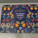 Pukka Christmas Tea Sampler, Selection of 24 Delightful Black & Green Tea Infusions, Advent Calendar Holiday Gift Set for Tea Lovers, 100% Organic