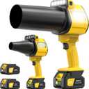 OGERY Brushless Leaf Blower Cordless with Lights, Powerful Electric Leaf Blowers with 2 x 3.0Ah Batteries & Fast Charging, 700CFM 900G Wind Pressure Handheld Blower for Lawn Care Yard Garden, Yellow
