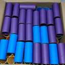 Henoyso 100 Packs Cardboard Tubes for Crafts, Thick Toilet Paper Rolls Empty for Kids Classroom Projects End of School Year Crafts Mother's Day DIY Gift Supplies (1.57 x 3.74 Inch,Rainbow Color)