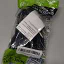 16/3 Black Extension Cord 6 FT Indoor, Short Extension Cord for Laptops, Coffee Makers, Office Home Appliances, 3 Prong Small Resistant Cable Flexible, 13A 125V 1625W ETL Listed