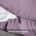 Mulberry Silk Pillowcase for Hair and Skin,Cooling Silk Pillow Case with Hidden Zipper,Allergen Proof Dual Sides Soft Breathable Smooth Silk Pillow Cover for Women (Pink Purple,Standard)