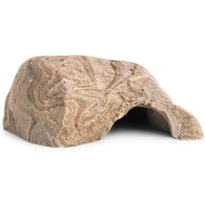 Fluker's Reptile Rock Cave, Natural Looking Rock Cave for all Reptiles, Amphibians and Arachnids, Large 9"