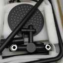 Shower System Matte Black Outdoor Shower Fixtures with 8" Rain Shower Head Handheld Sprayer Single Handle 304 Stainless Steel Wall Mounted Shower Shower Faucet Combo for Bathroom or Backyard
