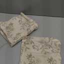 YZJZEDS Elegant Floral Throw Pillow Covers Set of 2, 18x18 Inch Moss